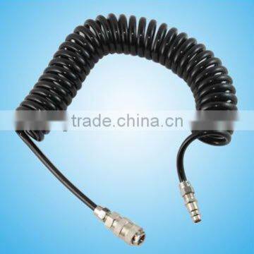 Pu Spring Air Hose With Brass Connecter