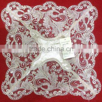 Velvet Napkin With Lace