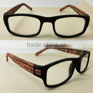 2014 customized fashion wood color frames reading glasses