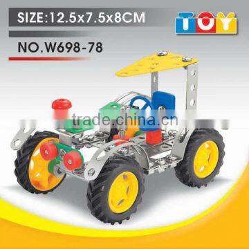 Hot selling child metal combined toy DIY utility vehicle model