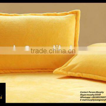 High Quality Fashion Home Textile Plain dyed polyester Pillowcase