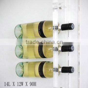 GH-RZ264 Competitive Price Clear Acrylic Display Unit Wine / Beer Bottle Display Rack / Holder photo-2