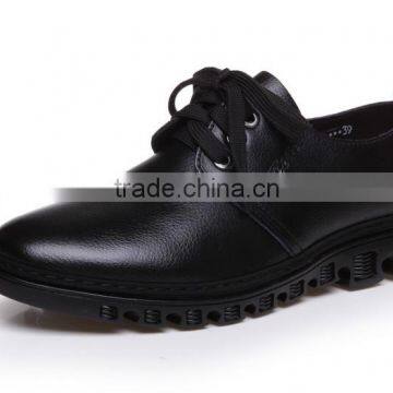 new design action leather hiking rubber shoes for men