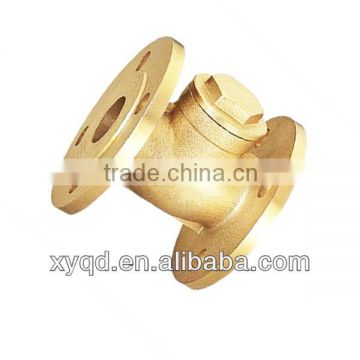 Brass check valve with flange