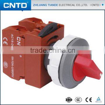 CNTD Latest Products Short Handle Knob Interlock Small Push Button Switch                        
                                                Quality Choice