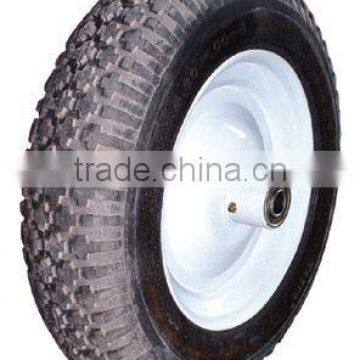 rubber 4.80/4.00-8 pu foam wheel for hand tools