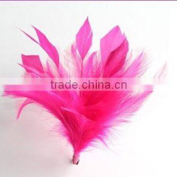 Feather flower hair accessories