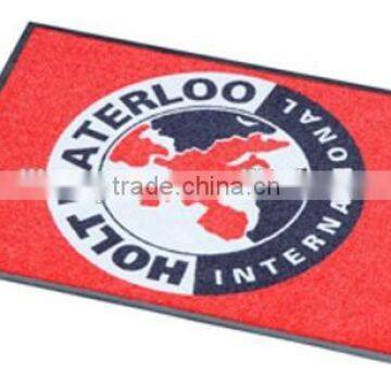 Anti Slip Washable Printed Rubber Logo Mats photo-3