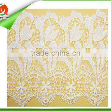 pearl lace trim cotton