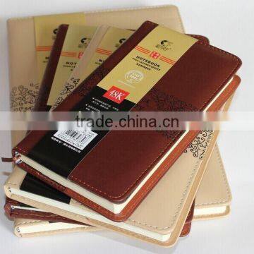 2015 New Design Pu Leather Notebook