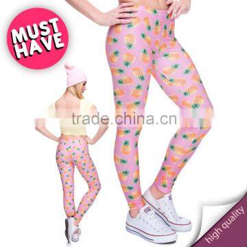 2016 fashion women sexy denim leggings high quality digital print leggings factory price