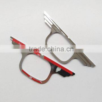 Free Shipping ABS Chrome Auto Accessories Side Light Lamp Cover For Toyota Hilux Vigo photo-2