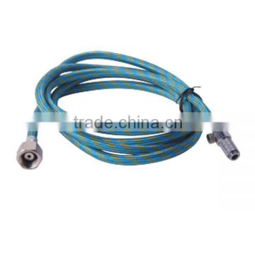 Braided Airbrush Air Hose 1/8"-1/4" Adapter Fitting -With Quick Release & Air Control Adapter Fitting- Airbrush Hose 1.8m or 3m