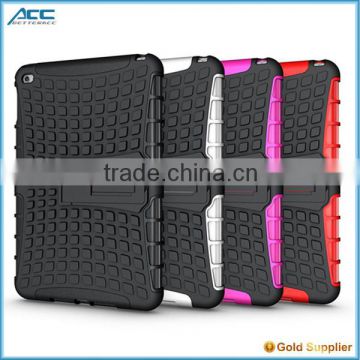 2 in 1 pattern shockproof PC and TPU hybrid case for ipad mini 4