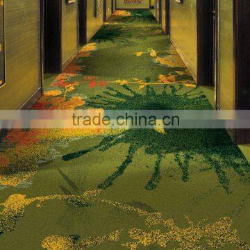 Guangzhou wall to wall printed carpet for hotel