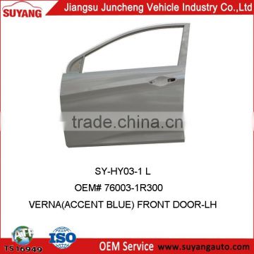 Steel Front Car Door For Hyundai Verna (ACCENT BLUE) Car Body Parts OEM# 76003-1R300