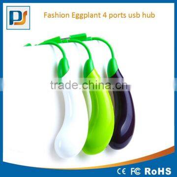 New Fashion Eggplant Fruite Shape USB HUB 4 Ports photo-3