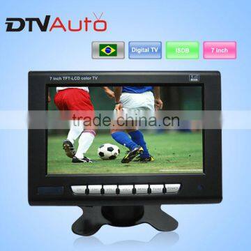 OEM price 480*234*RGB 7 inch ISDB digital TV for Brazil