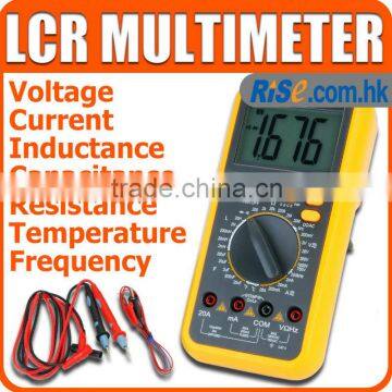 Digital Inductance Capacitance Resistance Thermometer LCR Ohm C/F Multimeter