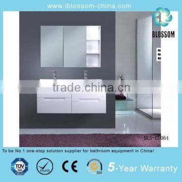 Double sink MDF luxury european bathroom modern cabinet