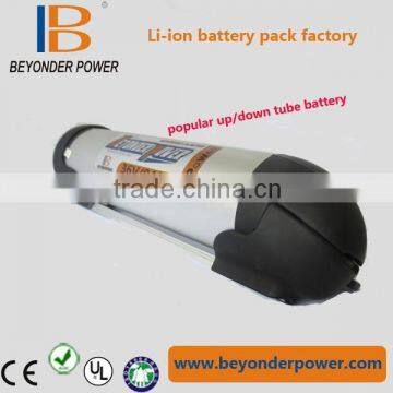 Hot sale lithium 36v 8Ah bottle battery pack for e-bike/electric bicycle/36v e-bike battery water bottle battery pack