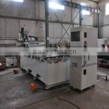 Wood furniture drilling working center, five side drilling process