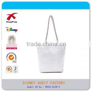 Reusable costom canvas handbag for girls