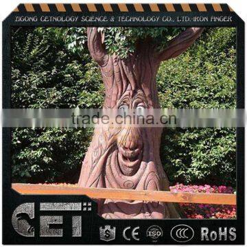 Cetnology newest lifelike Animatronic siicone rubbur talking tree for attaction