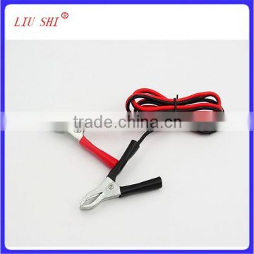 Alligator clip cable,Alligator clip,Crocodile clip wire