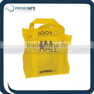 PP non woven keyring bag with metal eyes shopper bag