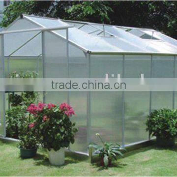 8ft x 10ft Deluxe Aluminium Frame Double Door Greenhouse