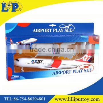 Hot sale friction assemble airplane model set toy