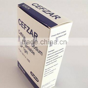 Simple custom design paper folding box for medicine