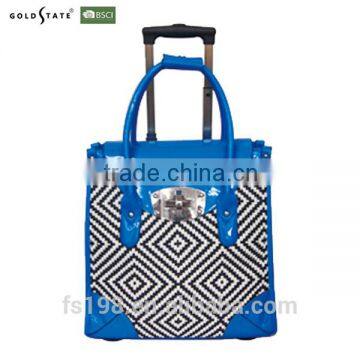 2014 PU shining travel bag