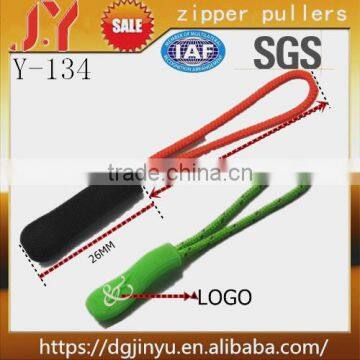 China Dongguan factory Creative Design Fashion Custom Plastic Zipper Puller