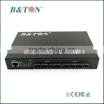 1000M 8 SFP +1 RJ45 Fiber Optical Ethernet Switch