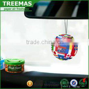 High quality hanging global paper car perfume brandscar perfume brands