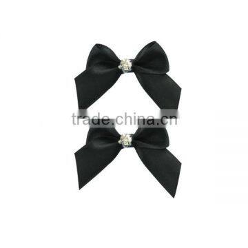 black ribbon bows for garment wholesale