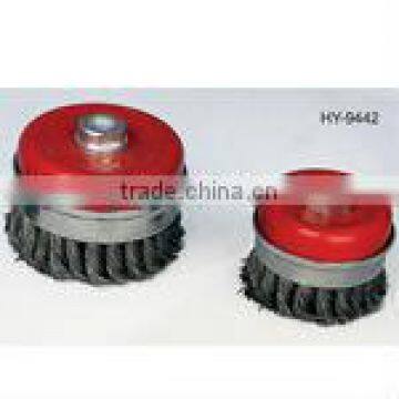 abrasive polishing cup brush