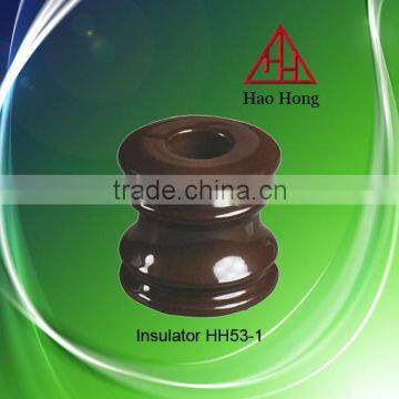 HAO HONG Low price porcelain spool insulator HH53-1 for low voltage circuit