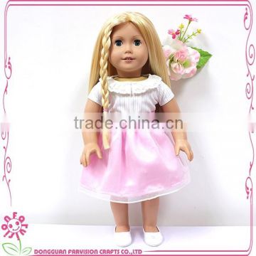 Braiding Girl dolls Open closed eyes Dolls custom 18 inch vinyl dolls