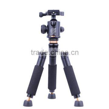 QZSD-Q178 Portable 0.53KG Folding Ultra Aluminum Alloy Tripod Compact Desktop Macro Mini Tripod Kit With Ball Head for DSLR photo-3