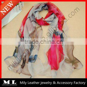 Fashion digital print cheap china silk scarf