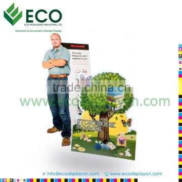 Vivid Human Shape Cardboard Paper Standee Design