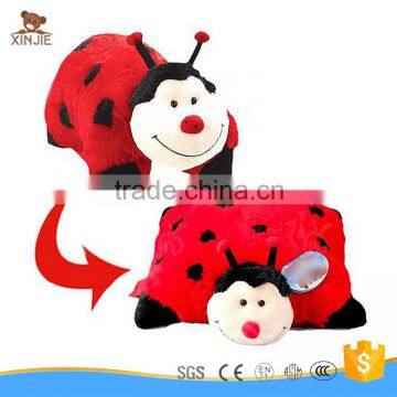 best selling plush bee shape pillow good quality soft foldable pillow