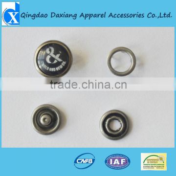 ring cap metal Prong Snap Buttons