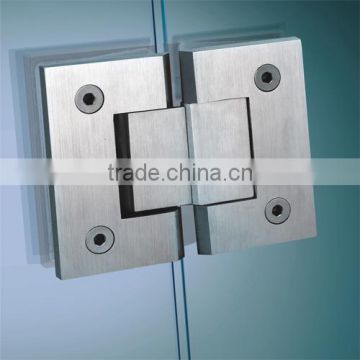 Adjustable glass door hinges