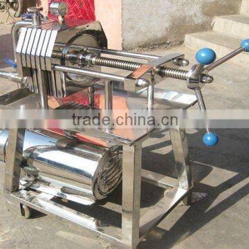 High efficiency automatic stainless steel hydraulic plate and frame filter machine