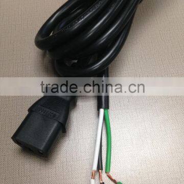 (WK-C003) American UL 3 Core Round Electric SVT AC Power Cord (nema 5-15p Electric Plug With C13 Connector Extension Cord) photo-3