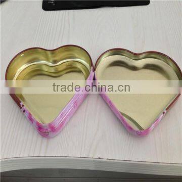 2014 Popular Lover heart shape tin can